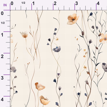 Whispering Stems Pattern 7 Minky Fabric