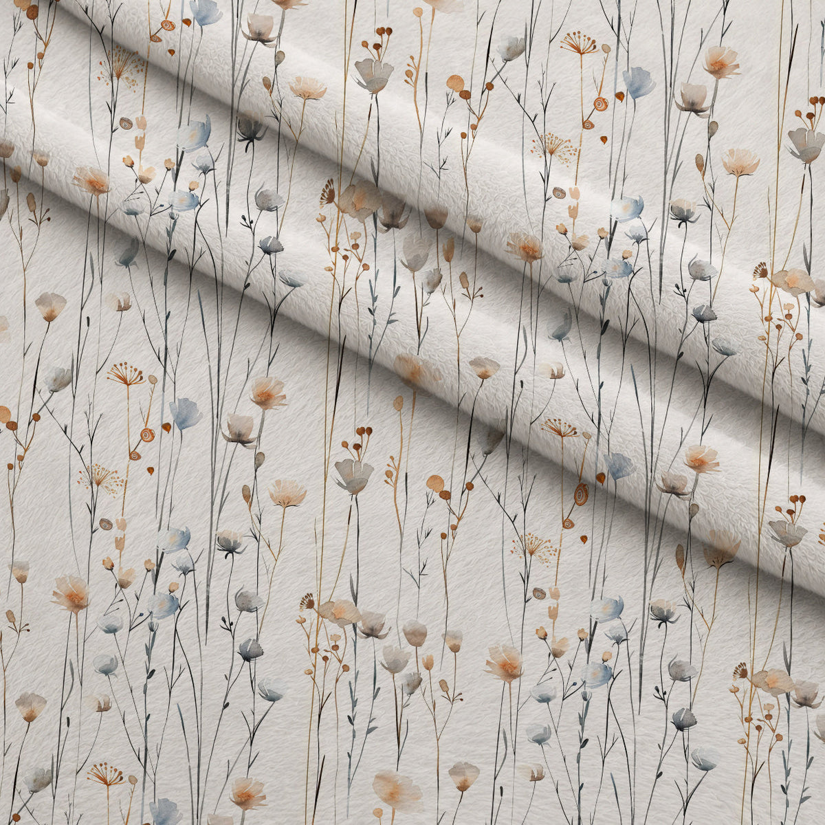 Whispering Stems Pattern 8 Minky Fabric