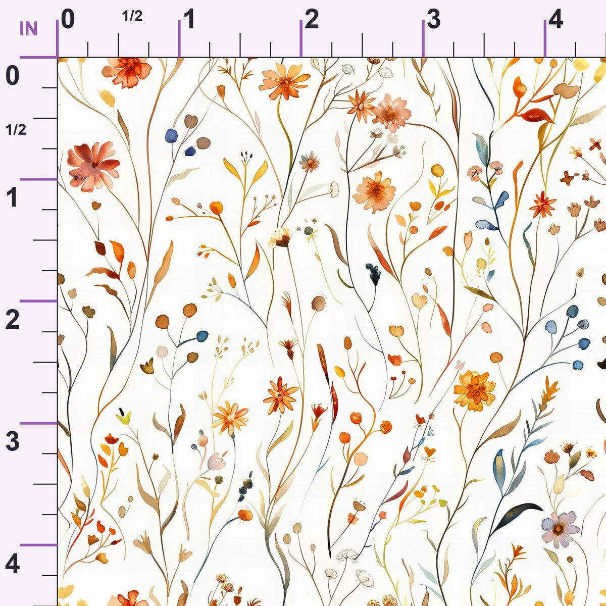 Whispering Stems Pattern 9 Minky Fabric