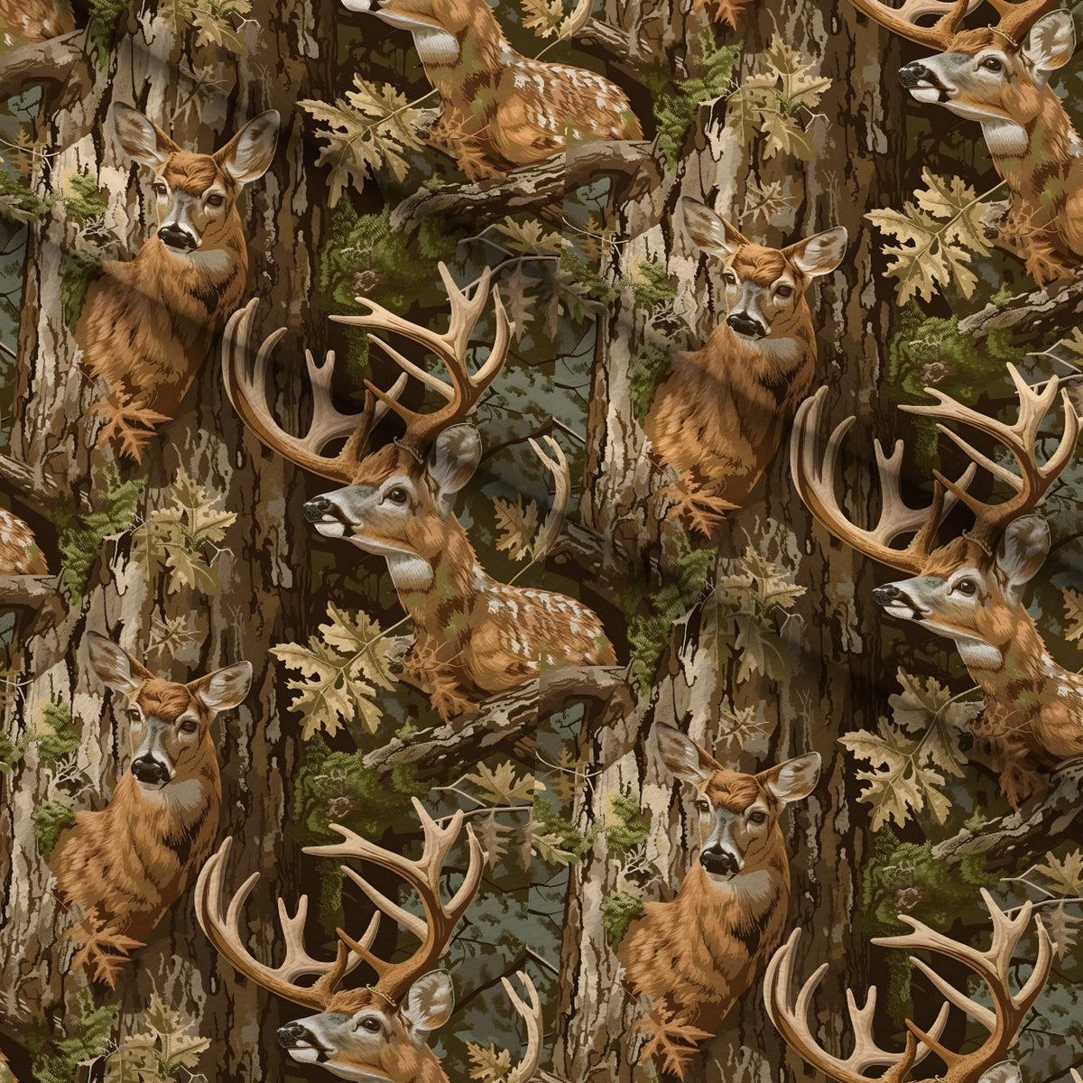 Whitetail Woods Pattern 10 Minky Fabric