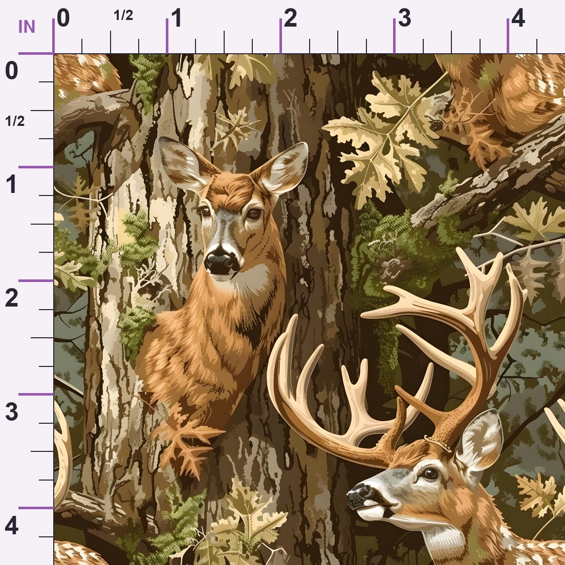 Whitetail Woods Pattern 10 Minky Fabric