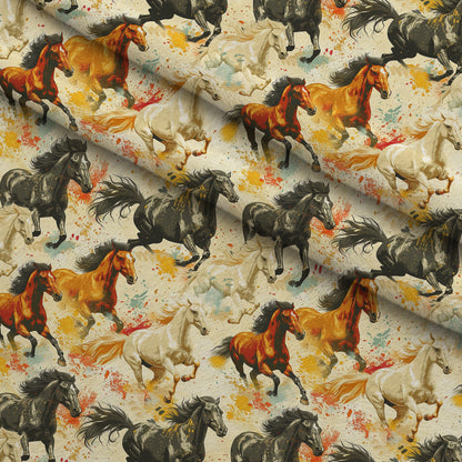 Wild Gallop Pattern 10 Minky Fabric
