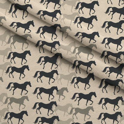 Wild Gallop Pattern 2 Minky Fabric