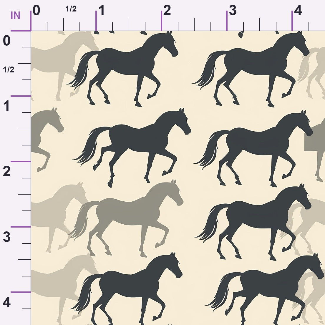 Wild Gallop Pattern 2 Minky Fabric