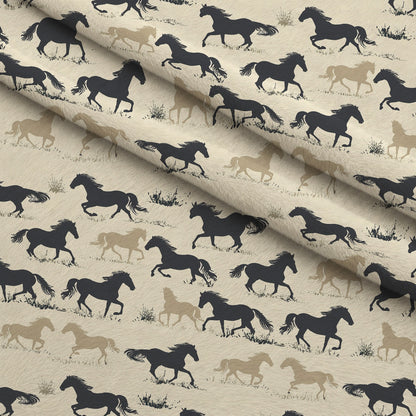 Wild Gallop Pattern 3 Minky Fabric