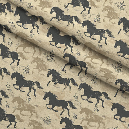 Wild Gallop Pattern 5 Minky Fabric