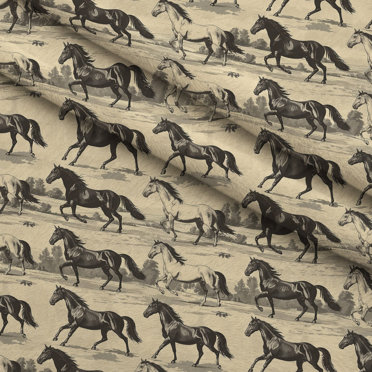 Wild Gallop Pattern 7 Minky Fabric