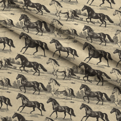 Wild Gallop Pattern 7 Minky Fabric