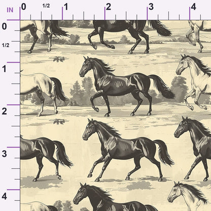 Wild Gallop Pattern 7 Minky Fabric