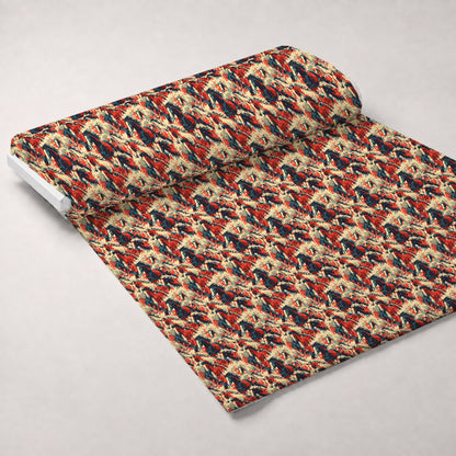 Wild Gallop Pattern 8 Minky Fabric