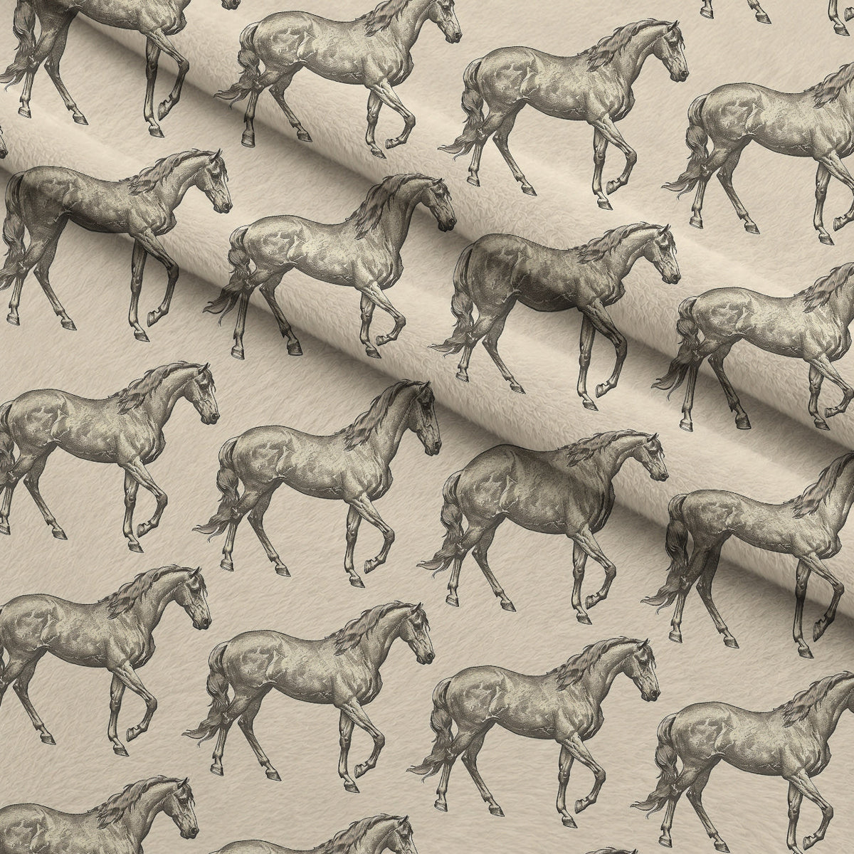 Wild Gallop Pattern 9 Minky Fabric
