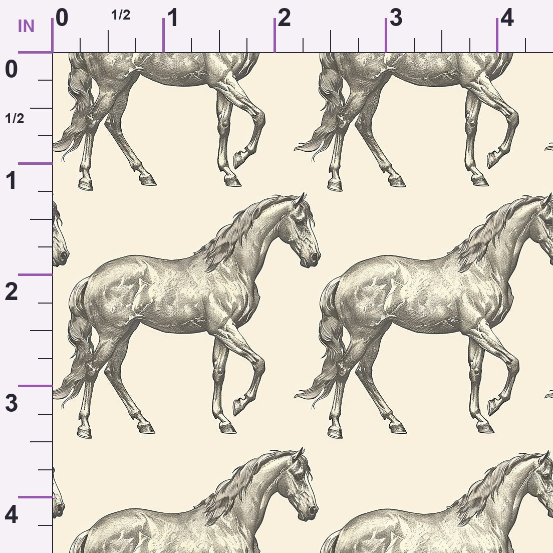 Wild Gallop Pattern 9 Minky Fabric