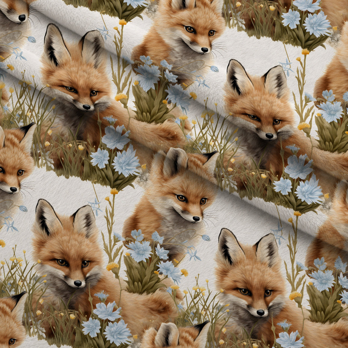 Wildflower Kits Pattern 1 Minky Fabric