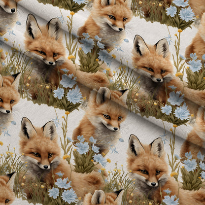 Wildflower Kits Pattern 1 Minky Fabric