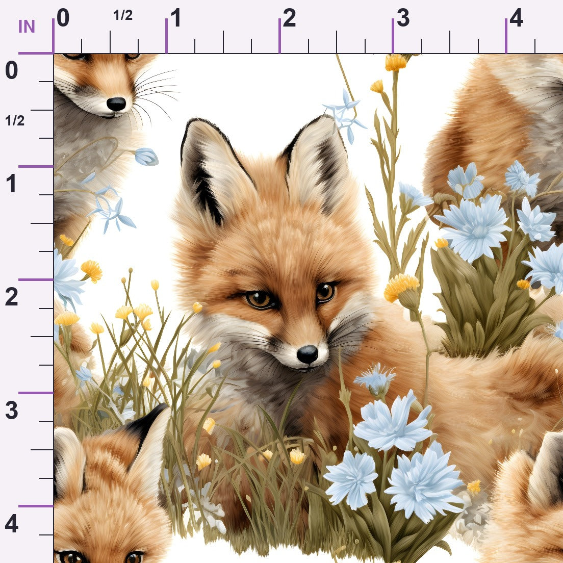 Wildflower Kits Pattern 1 Minky Fabric