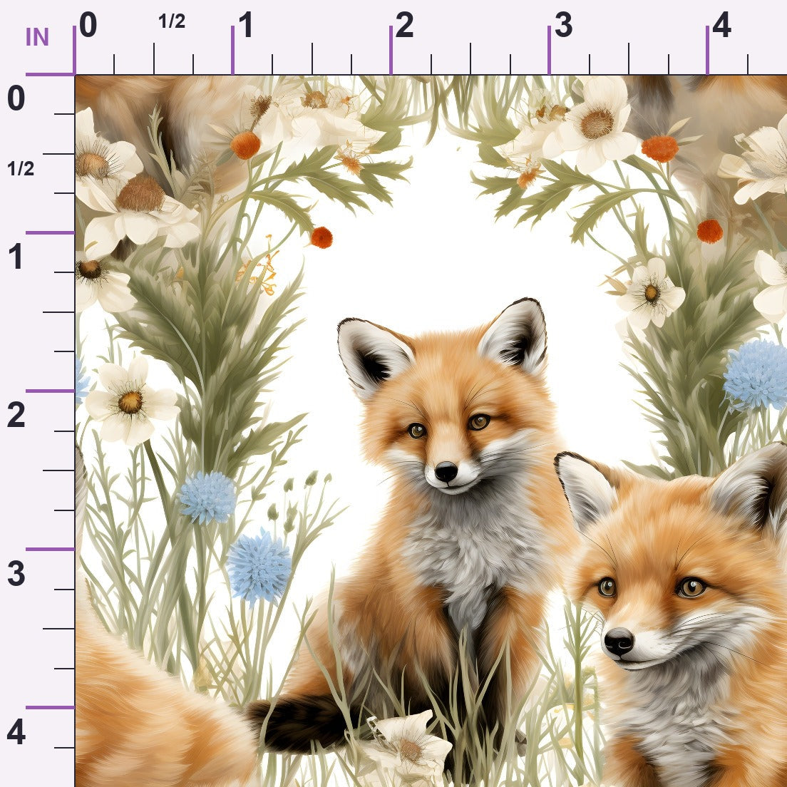 Wildflower Kits Pattern 17 Minky Fabric