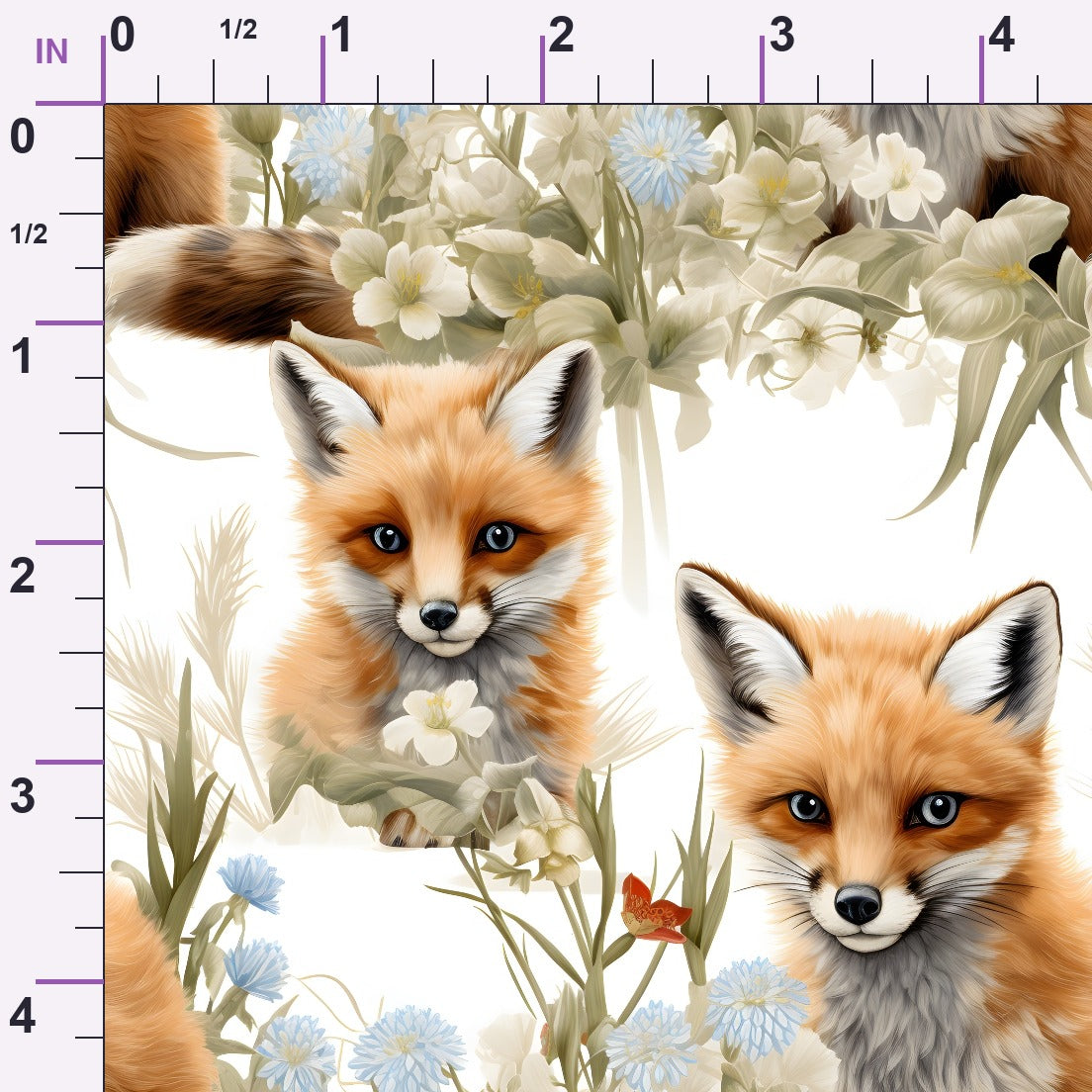 Wildflower Kits Pattern 20 Minky Fabric