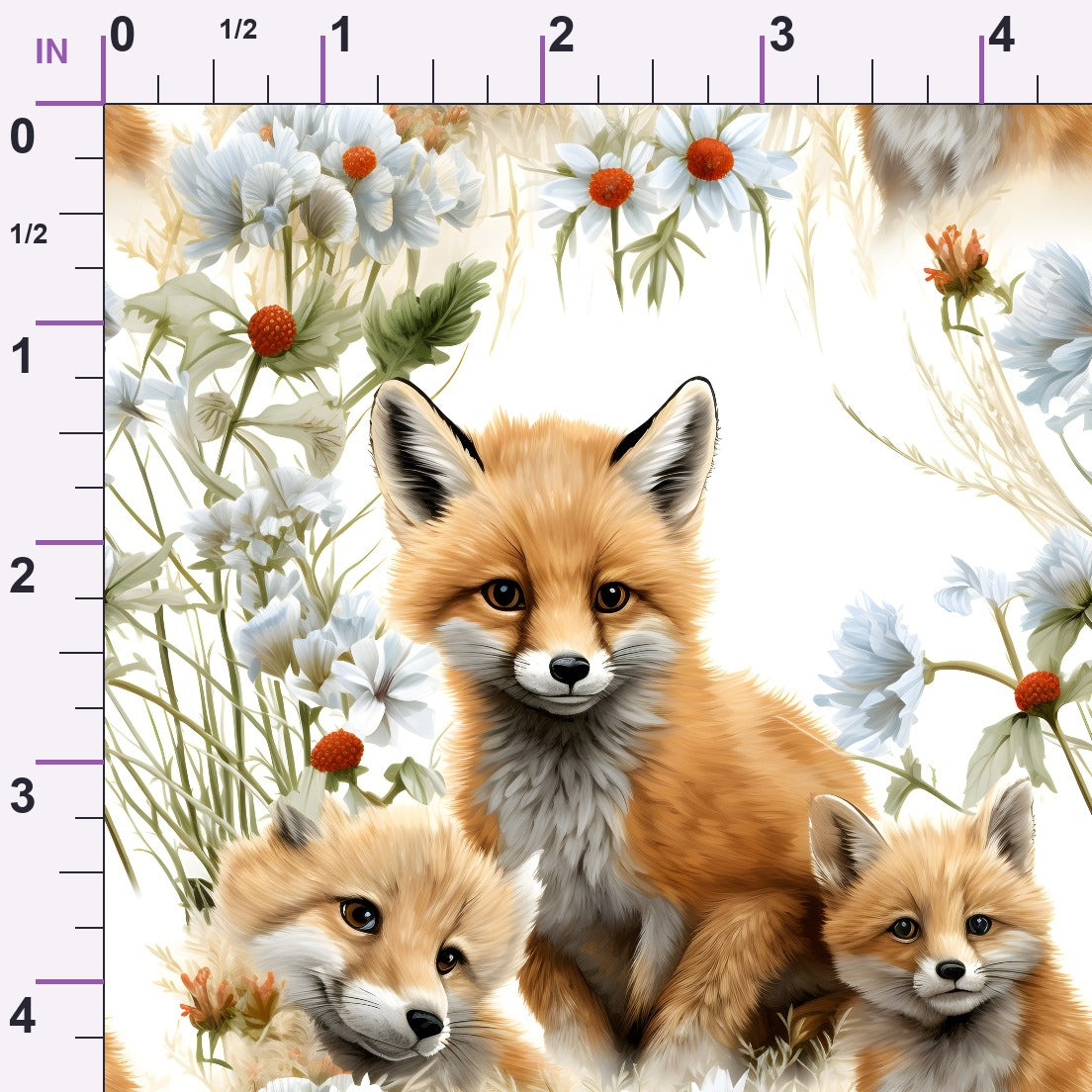 Wildflower Kits Pattern 3 Minky Fabric