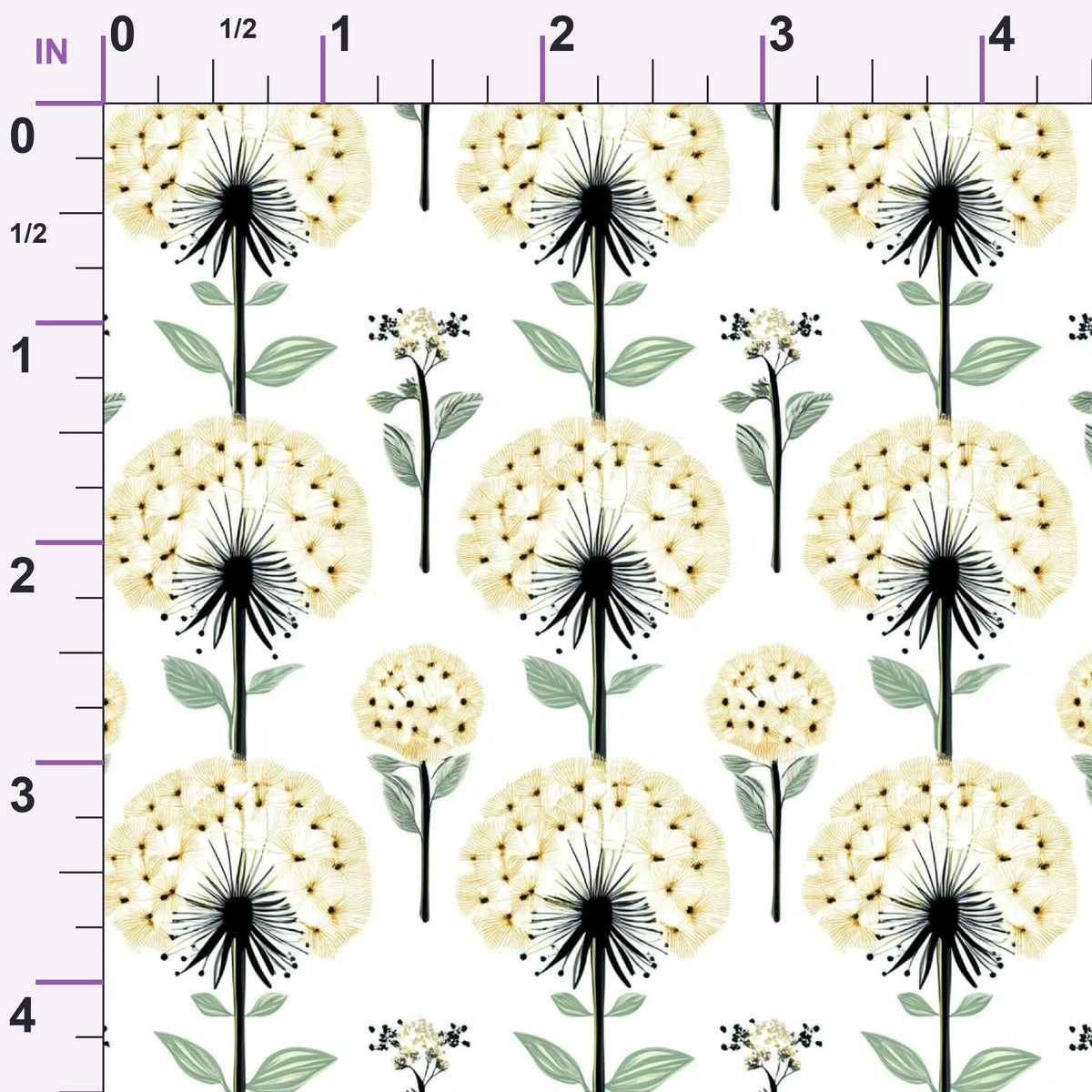 Wildflower Wishes Pattern 16 Minky Fabric