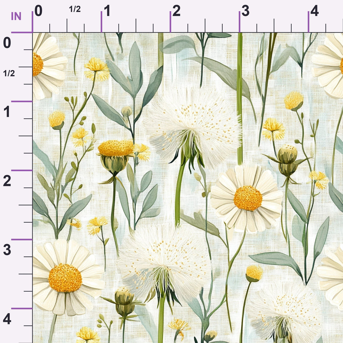 Wildflower Wishes Pattern 20 Minky Fabric