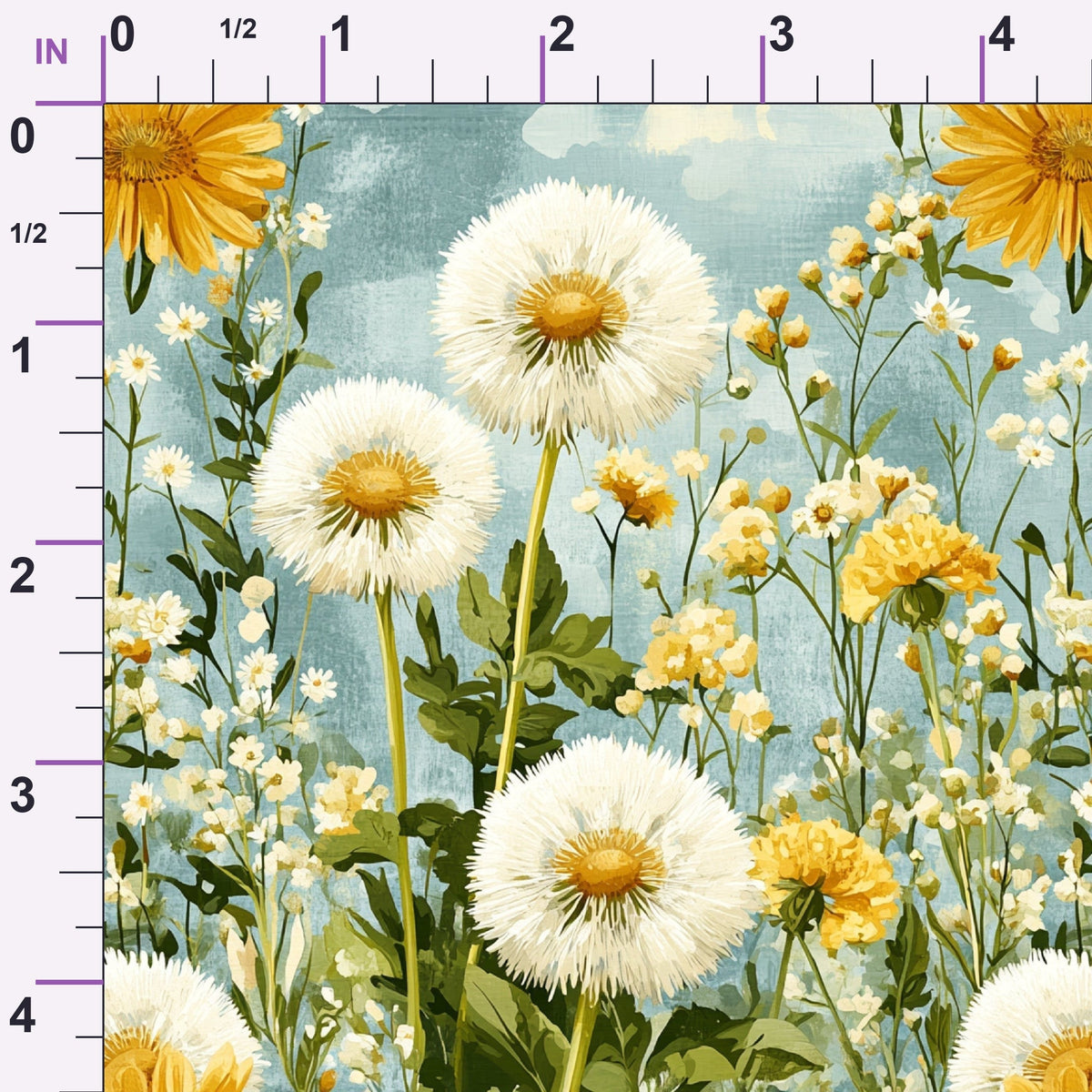 Wildflower Wishes Pattern 27 Minky Fabric