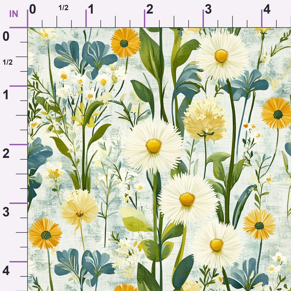 Wildflower Wishes Pattern 3 Minky Fabric