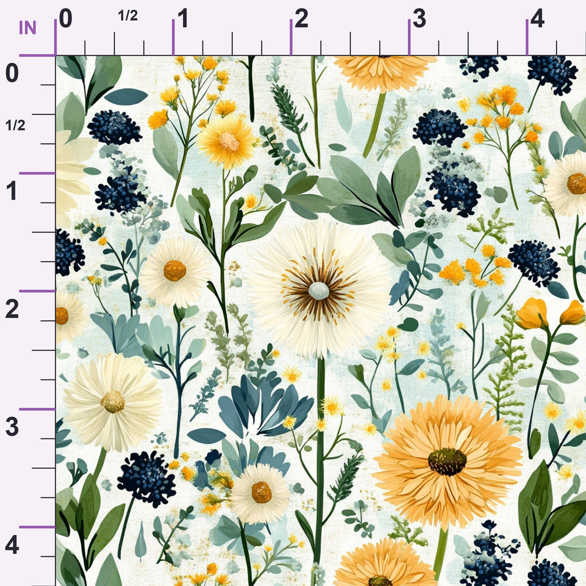 Wildflower Wishes Pattern 5 Minky Fabric