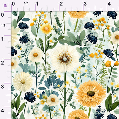 Wildflower Wishes Pattern 5 Minky Fabric