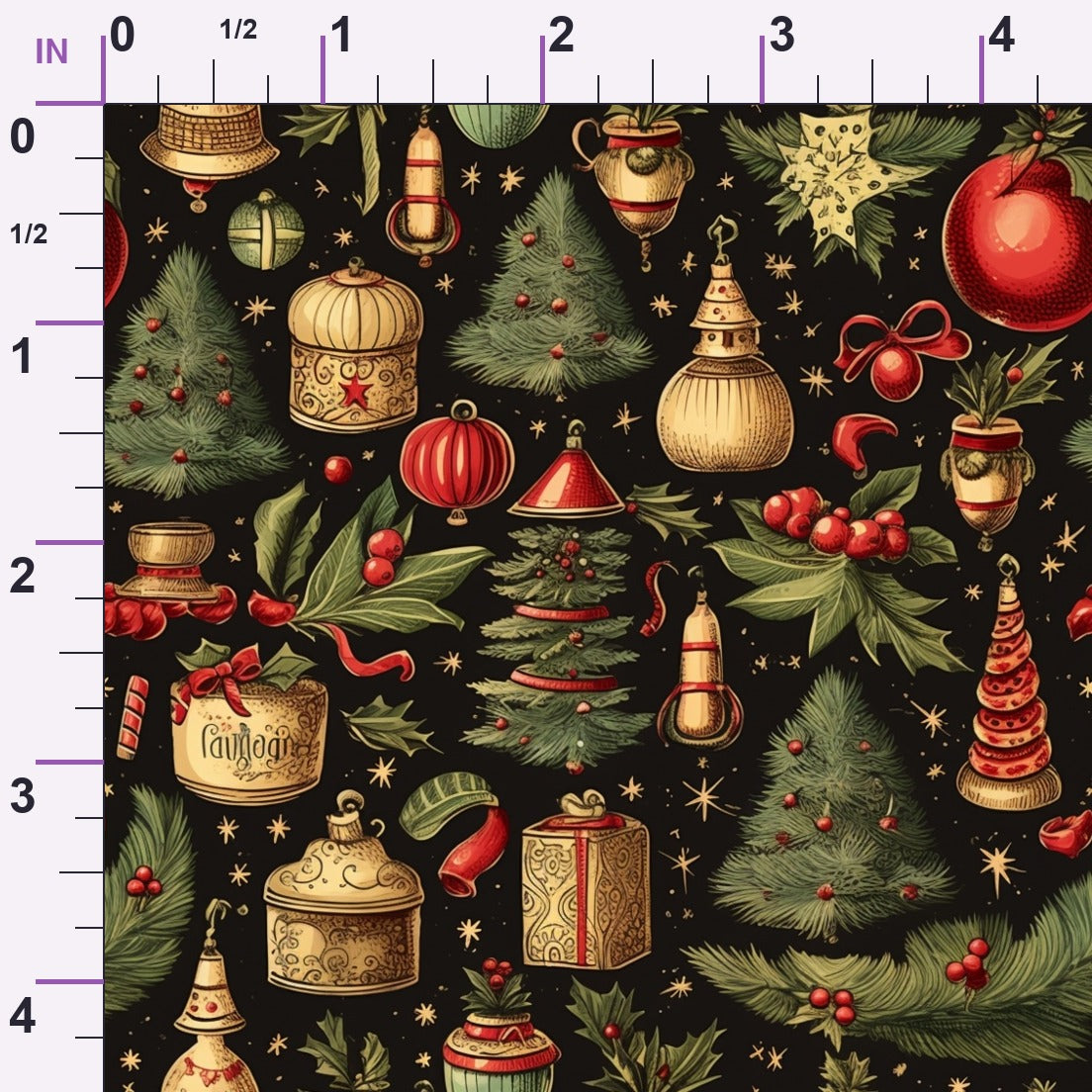 Winterberry Songbirds Pattern 4 Minky Fabric