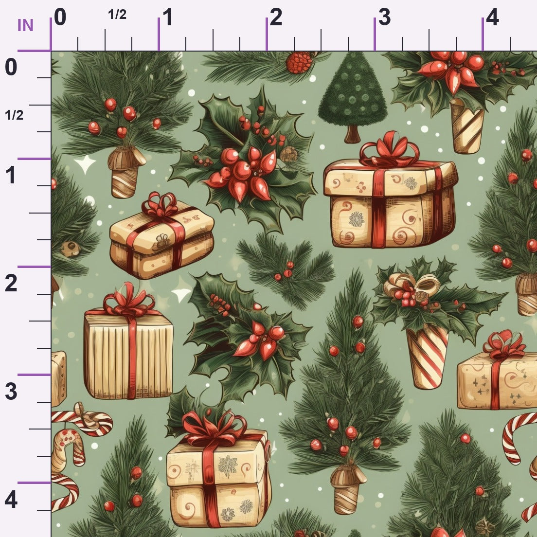 Winterberry Songbirds Pattern 5 Minky Fabric