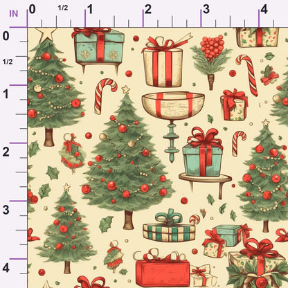 Winterberry Songbirds Pattern 6 Minky Fabric