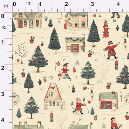 Winterberry Songbirds Pattern 7 Minky Fabric