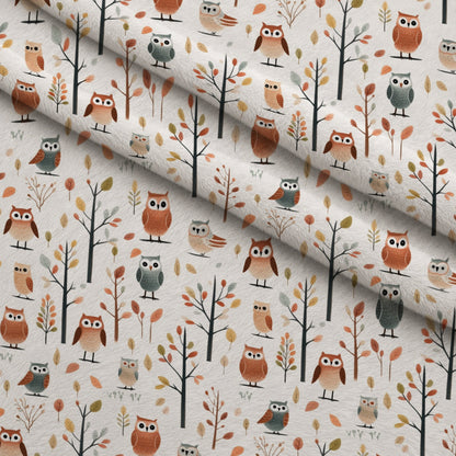 Woodland Hoots Pattern 2 Minky Fabric