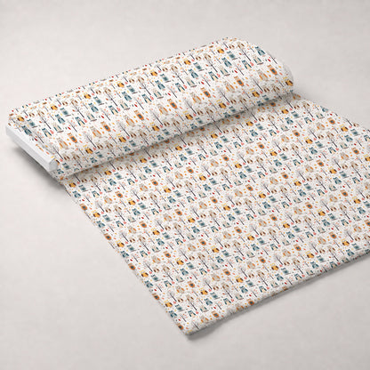 Woodland Hoots Pattern 7 Minky Fabric