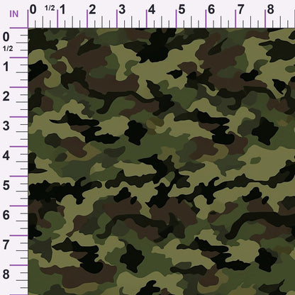 Woodland Recon Pattern 11 Minky Fabric