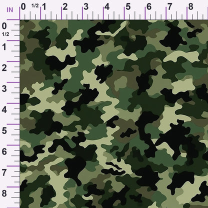 Woodland Recon Pattern 5 Minky Fabric