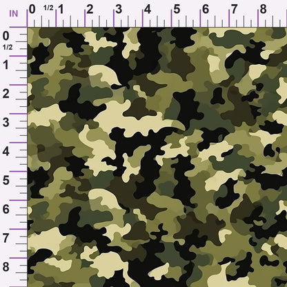 Woodland Recon Pattern 6 Minky Fabric