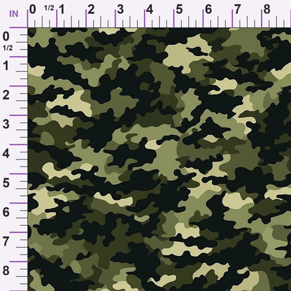 Woodland Recon Pattern 7 Minky Fabric