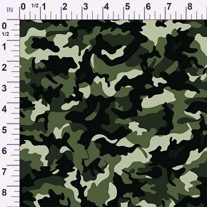 Woodland Recon Pattern 8 Minky Fabric