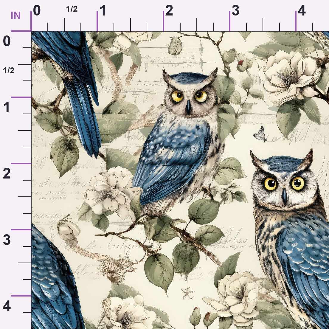 Woodland Watchers Pattern 1 Minky Fabric