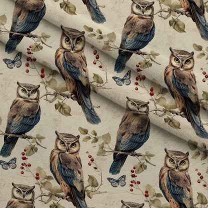 Woodland Watchers Pattern 4 Minky Fabric