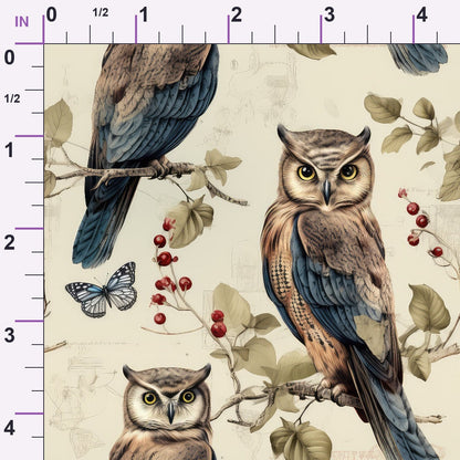 Woodland Watchers Pattern 4 Minky Fabric