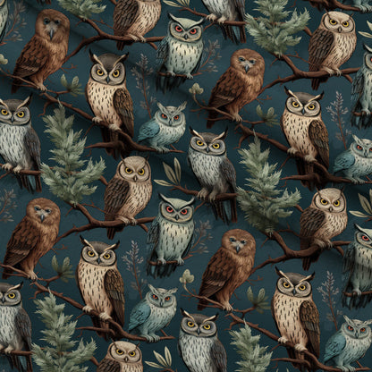 Woodland Watchers Pattern 5 Minky Fabric