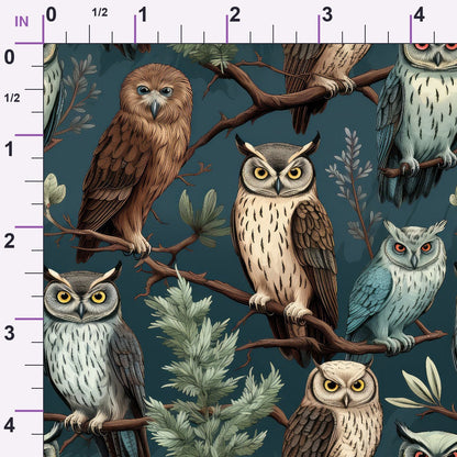 Woodland Watchers Pattern 5 Minky Fabric