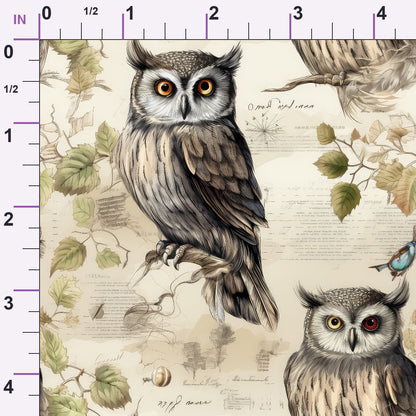 Woodland Watchers Pattern 6 Minky Fabric