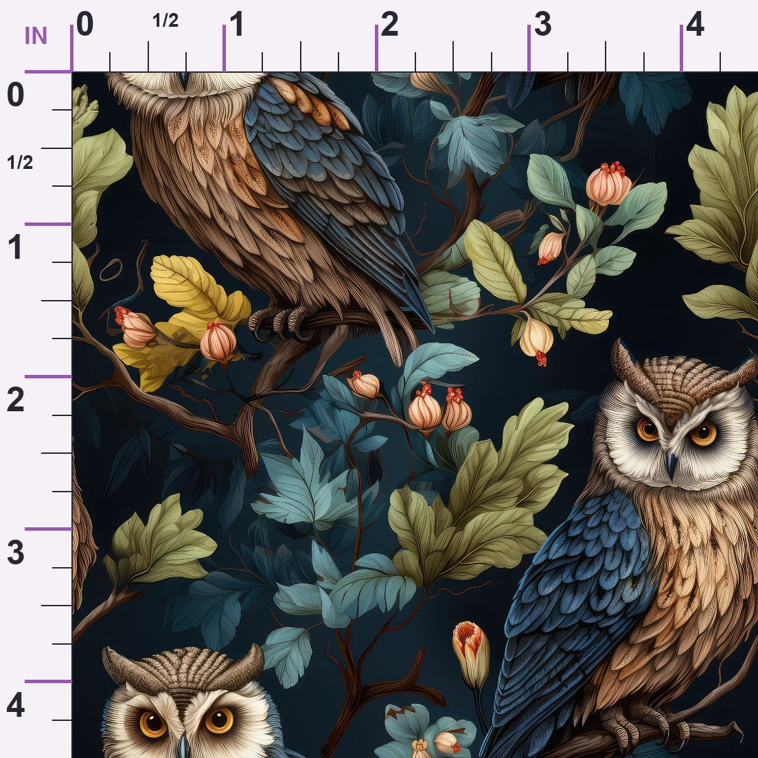 Woodland Watchers Pattern 7 Minky Fabric