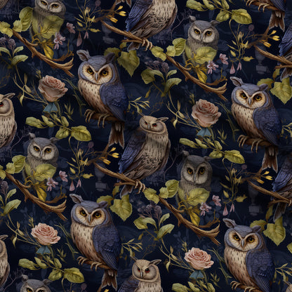 Woodland Watchers Pattern 8 Minky Fabric