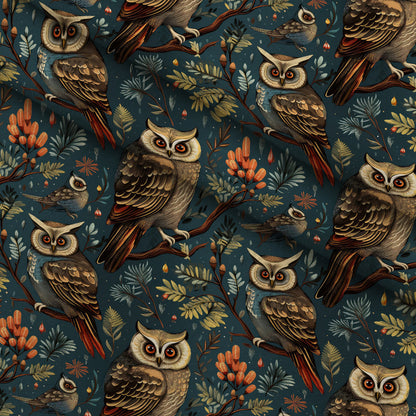 Woodland Watchers Pattern 9 Minky Fabric