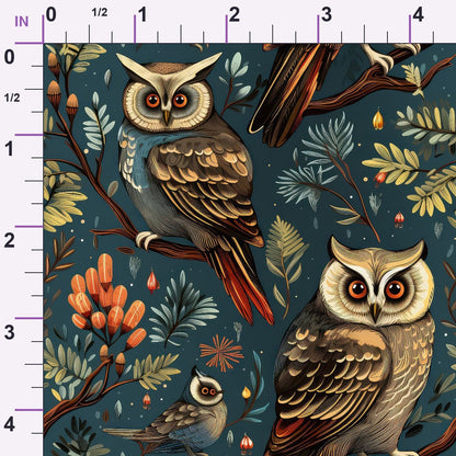Woodland Watchers Pattern 9 Minky Fabric