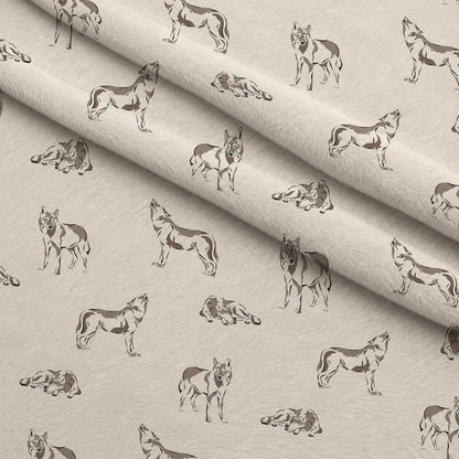 Woodland Wolves Pattern 14 Minky Fabric